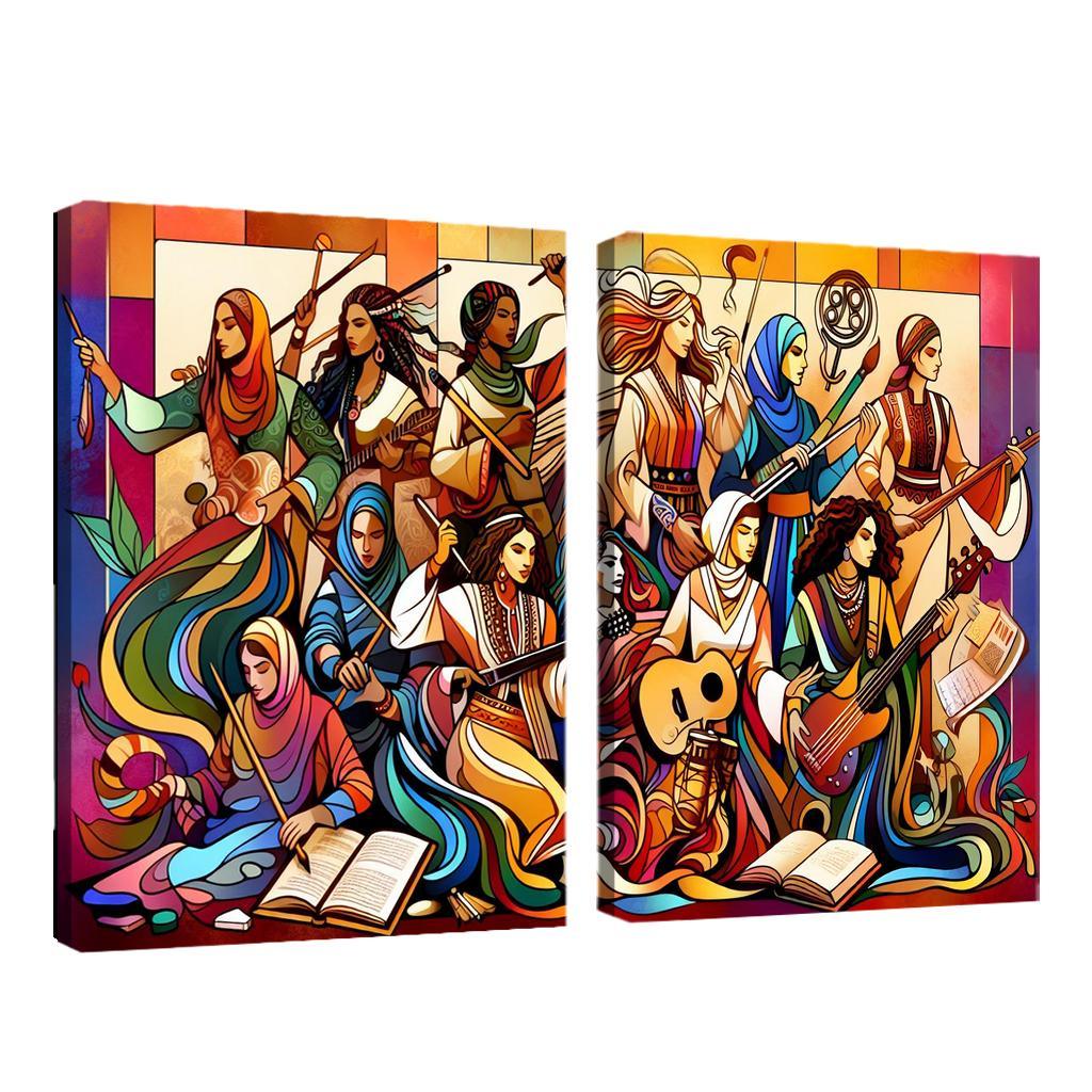 Gender Equity In Art Empowering Female Voices Custom Paintings Frame