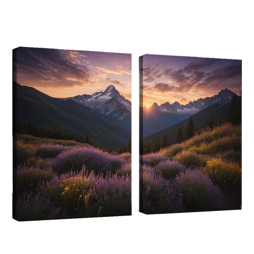 The Twilight Glow Of Serenity Mountain Art Trends