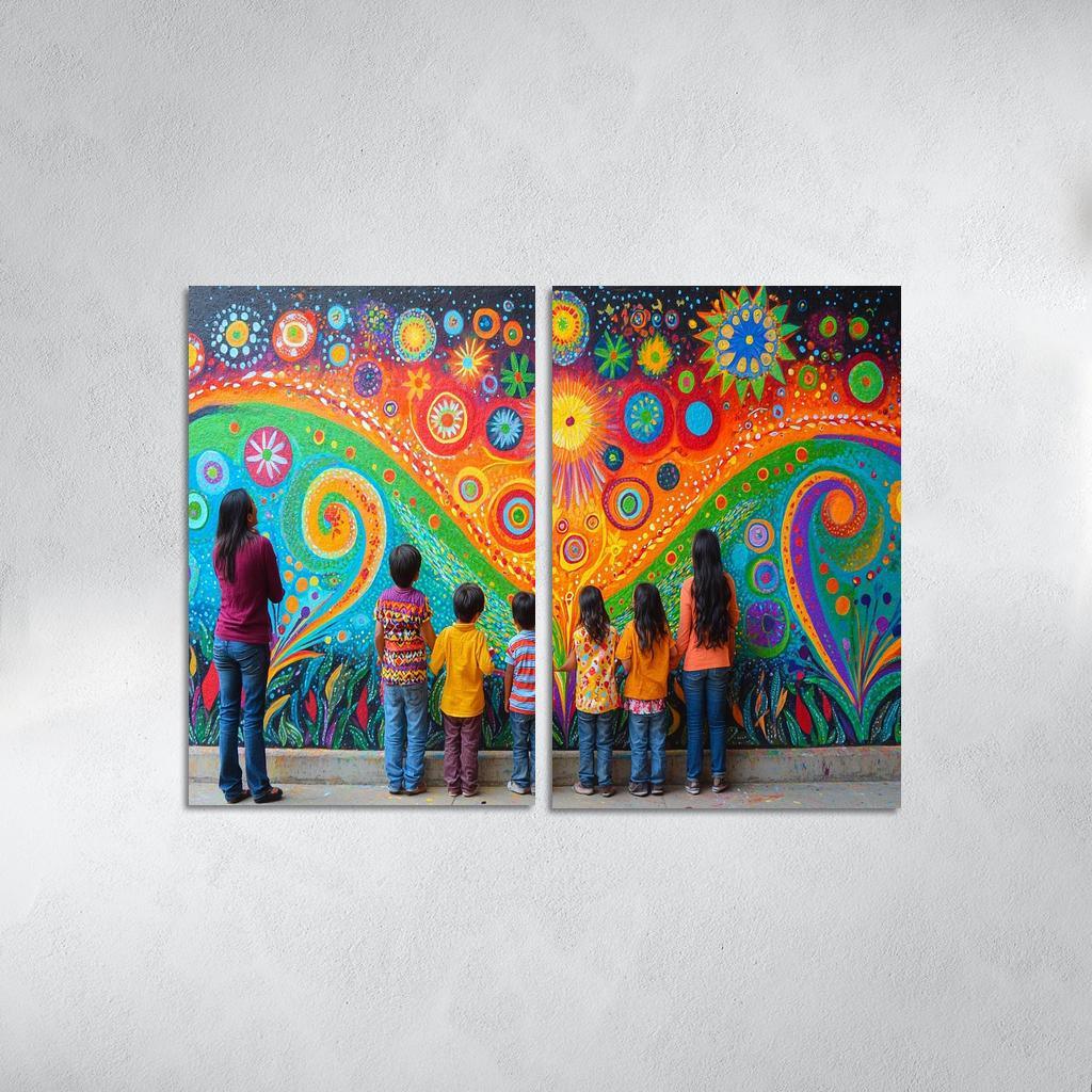 A Mothers Love The Heartbeat Of The Family Custom Paintings Frame