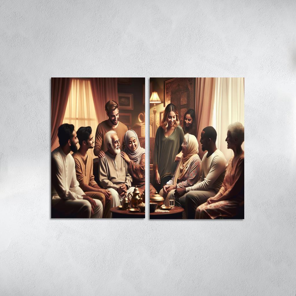 Elders Of Wisdom Respecting Our Aging Population Custom Paintings Frame