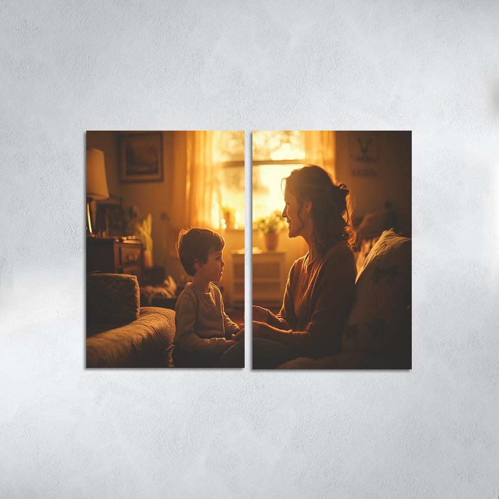 The Echoes Of Her Heart A Mothers Wisdom Canvas Paintings Frame