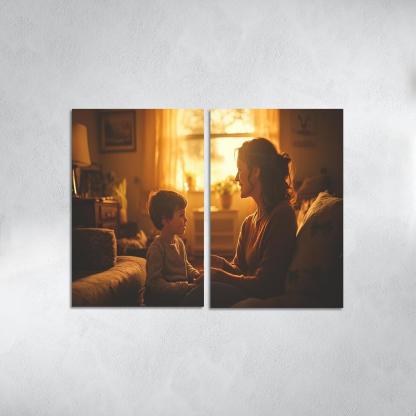 The Echoes Of Her Heart A Mothers Wisdom Canvas Paintings Frame
