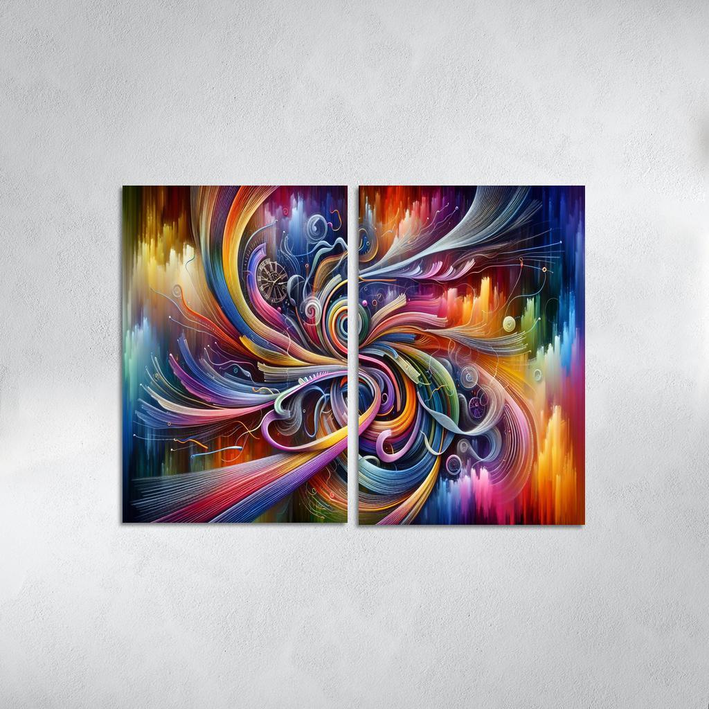 Temporal Whispers Of Existence Premium Artwork Frames