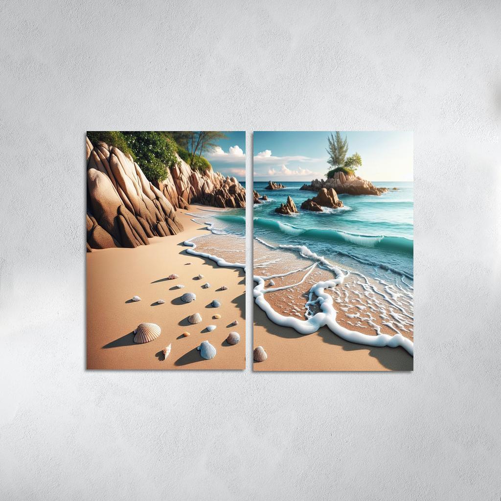 Secret Shore Off-the-beaten-path Oasis Premium Artwork Frames