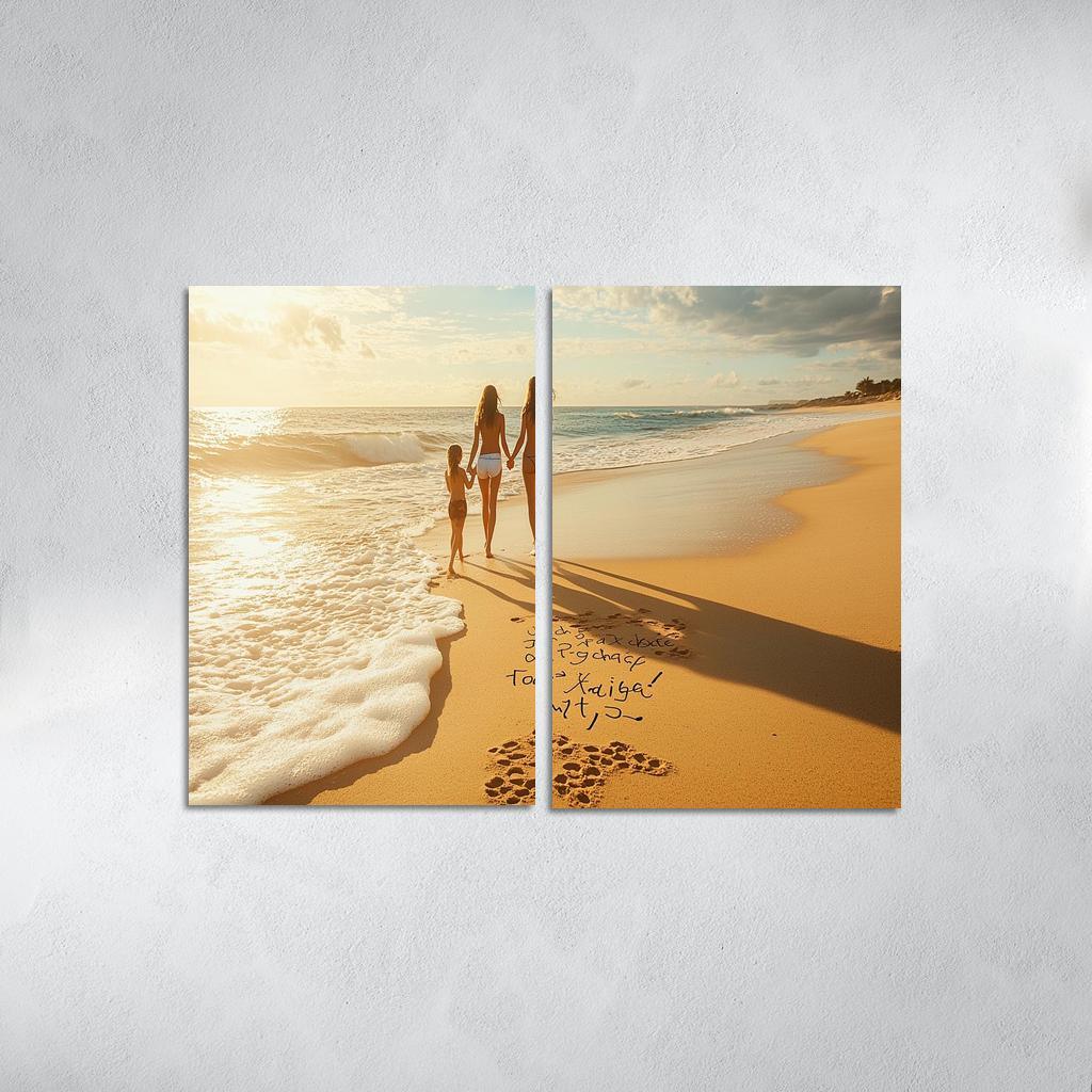 Footprints In The Sand A Mothers Journey One-piece Frames