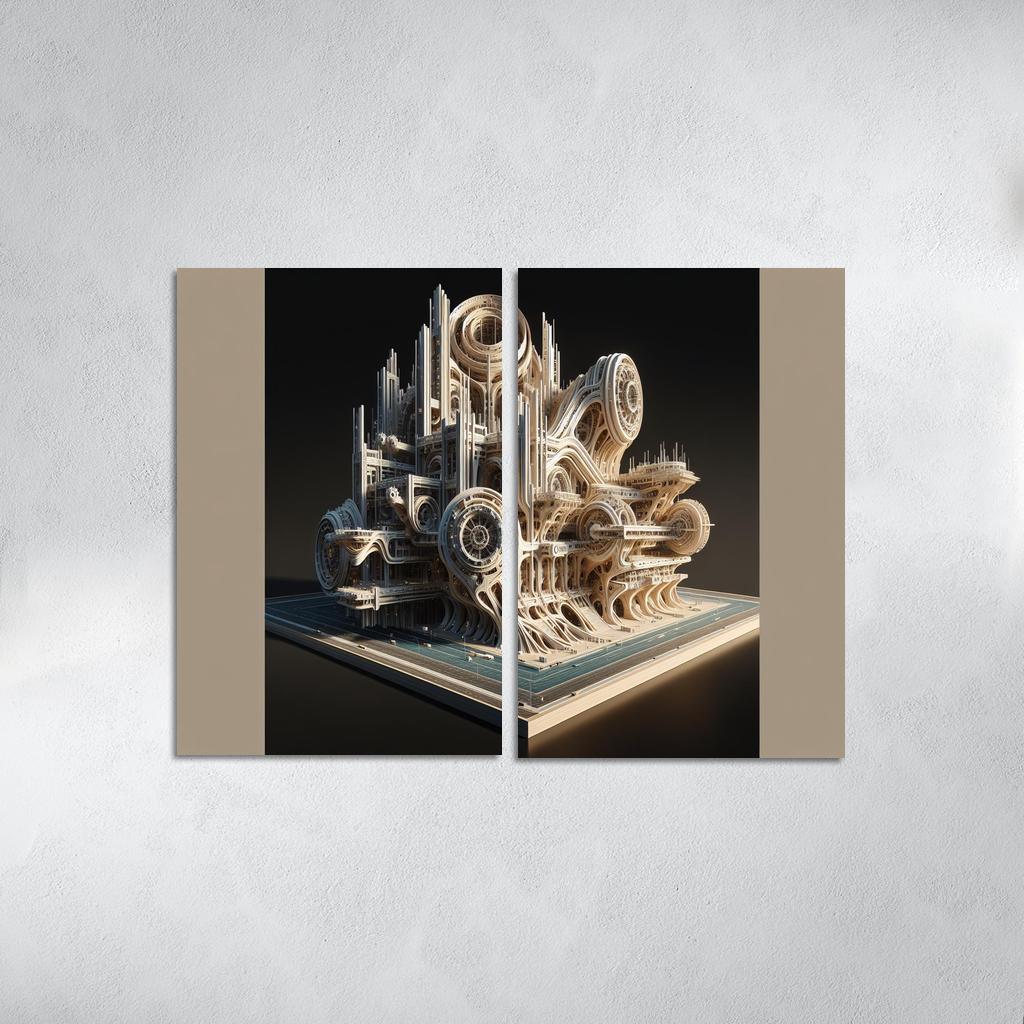 Digital Fabrication Architecture Custom Paintings Frame