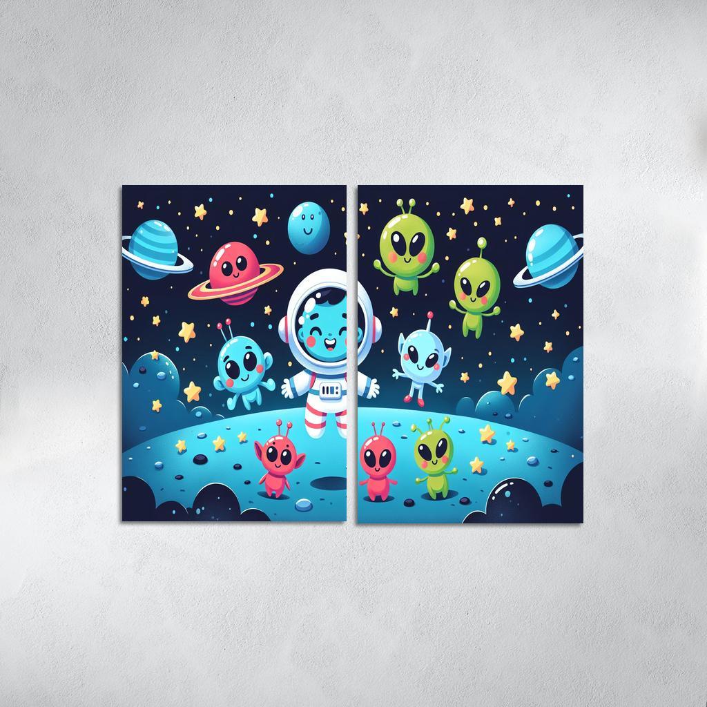 Silly Space Adventure Premium Artwork Frames