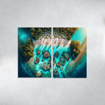 Crystal Waters An Aquatic Wonderland Custom Paintings Frame