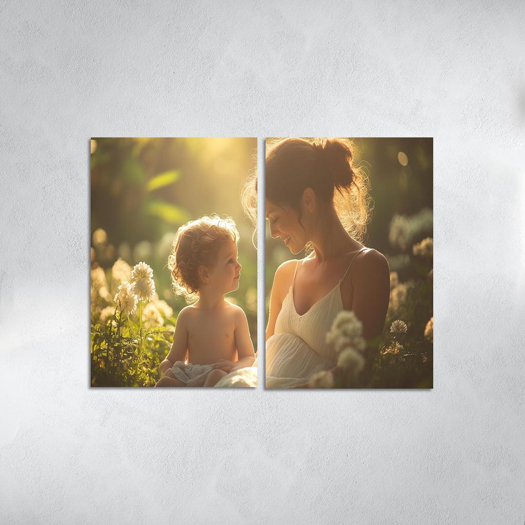 A Heartfelt Connection The Unspoken Bond Of Love Canvas Paintings Frame