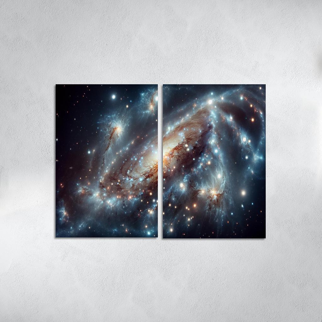 The Enigmatic Life Of Cosmic Dust Abstract Paintings Frame