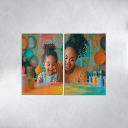 The Colors Of Love A Mother's Palette One-piece Frames