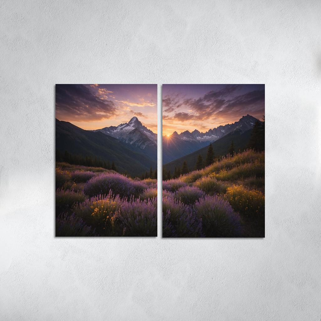 The Twilight Glow Of Serenity Mountain Art Trends