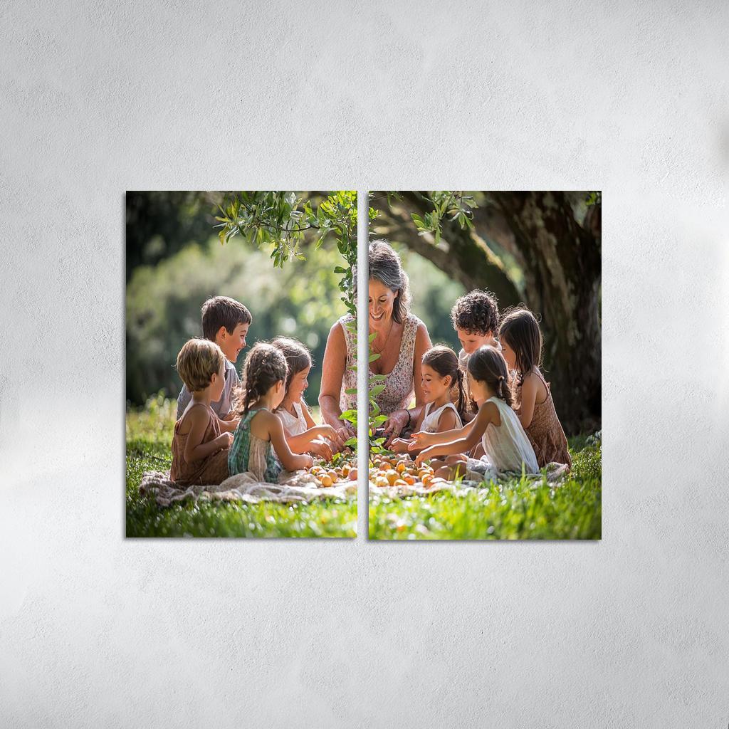 Branches Of Love A Mothers Family Tree Canvas Paintings Frame