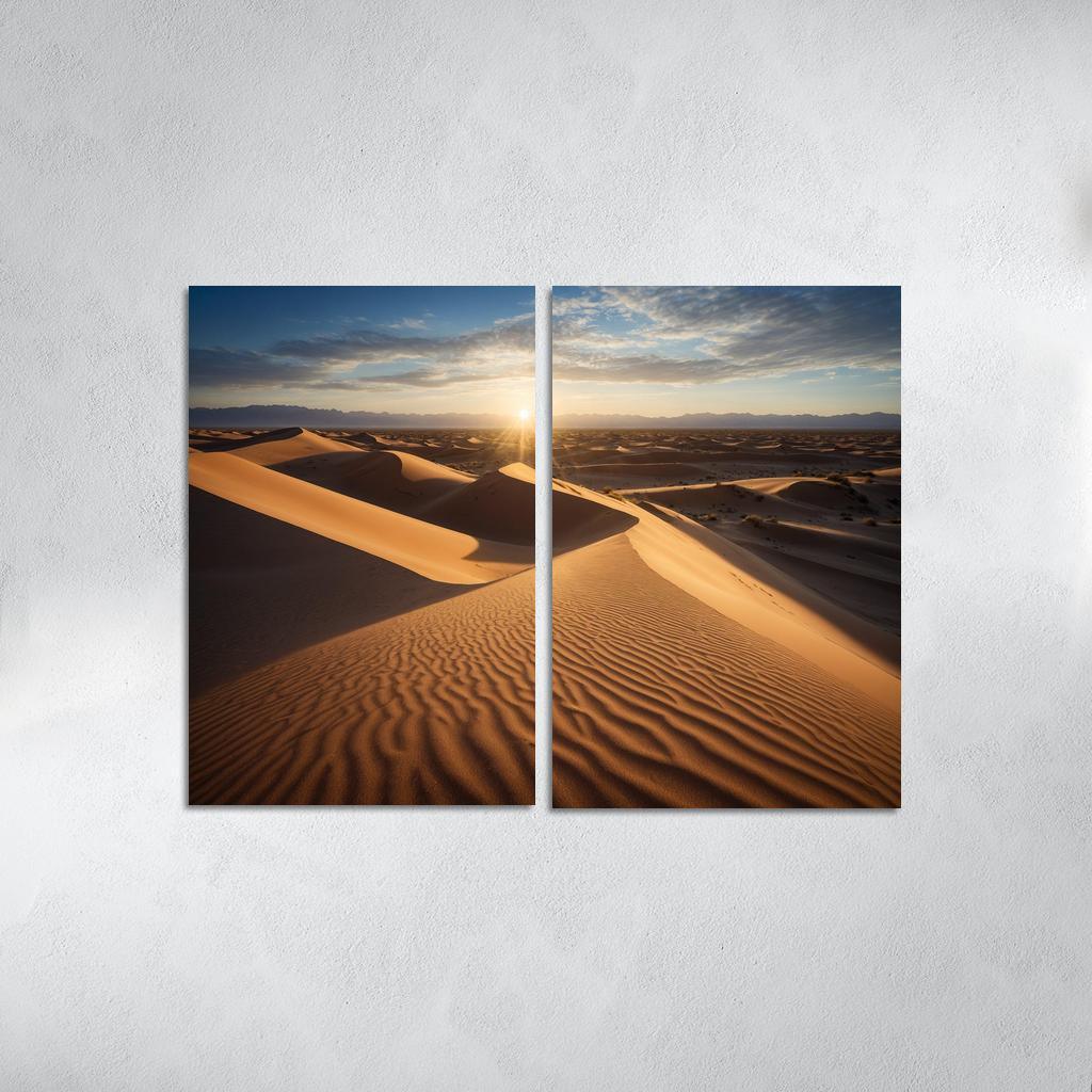 The Enigmatic Beauty Of Desert Landscapes Oil Paintings Frame