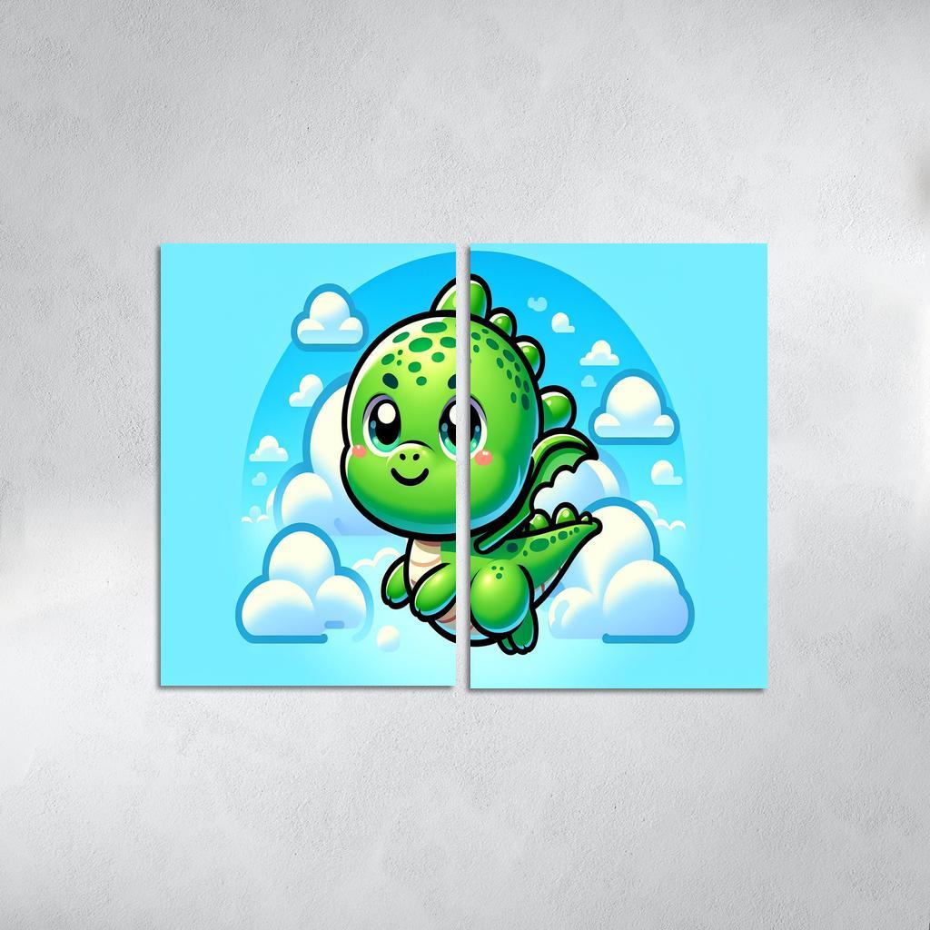 Dreamy Dragon - Fantasy Adventures Framed Paintings