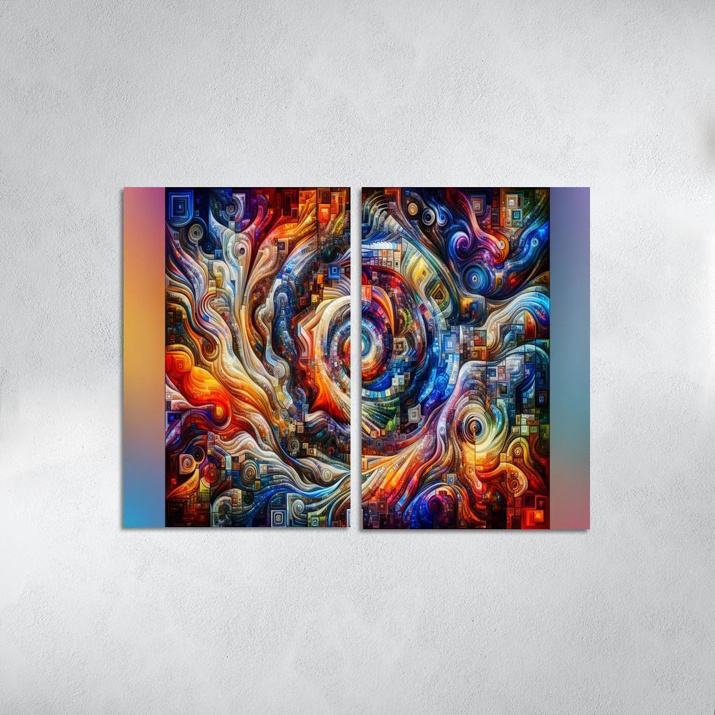 Kaleidoscope Of Memories Premium Artwork Frames