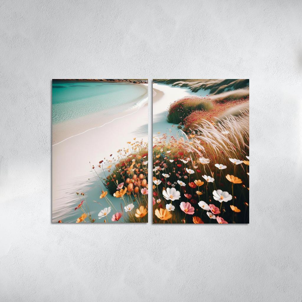 Wildflower Beach Nature's Canvas Premium Artwork Frames