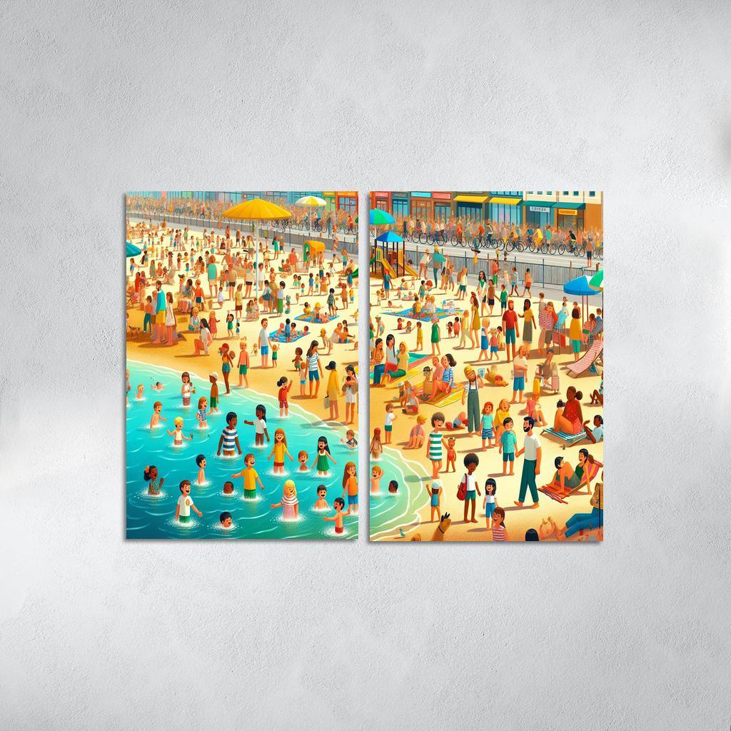 Sunshine Coast Family Fun And Activities Modern Paintings Frame