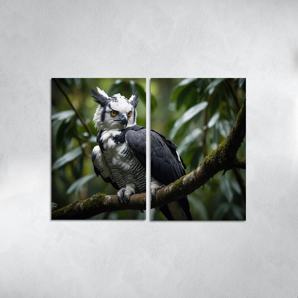 The Regal Harpy Eagle The Forest Monarch Custom Paintings Frame