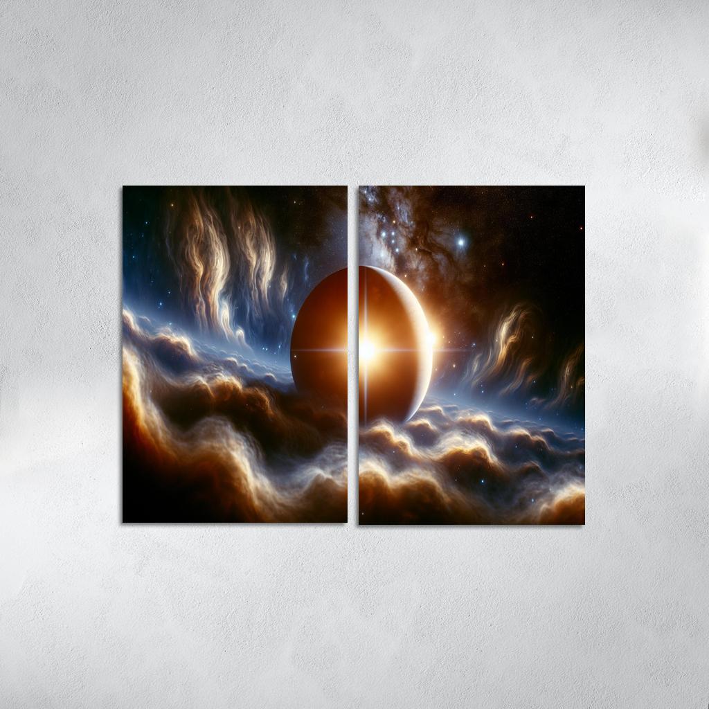 The Fascinating World Of Brown Dwarfs Abstract Paintings Frame