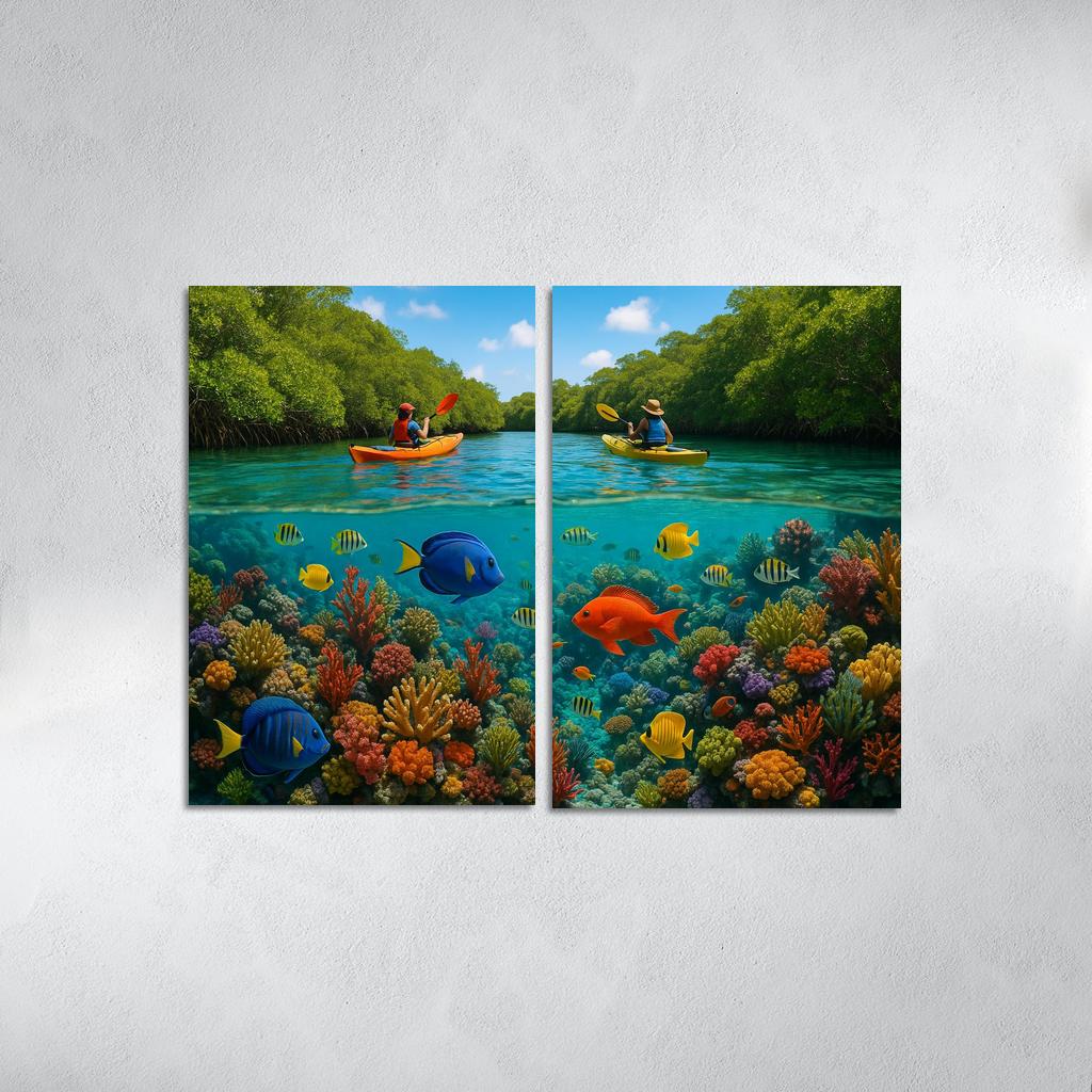 Coral Bay Adventure And Eco-tourism Custom Paintings Frame