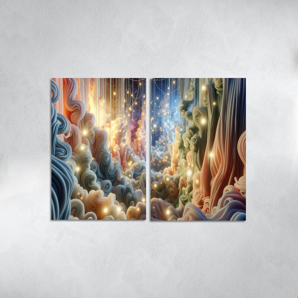 Whispers of Forgotten Dreams 2 Piece HD Canvas Wall Art-Original Frame