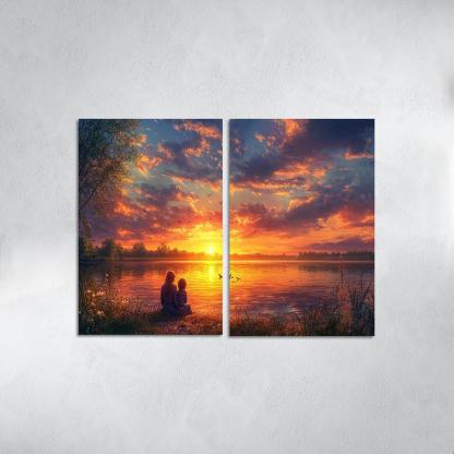 Sunsets And Sunrises Cycles Of Love Custom Paintings Frame