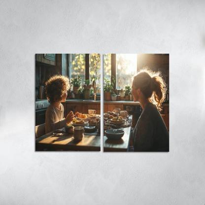 Cherished Conversations The Heart Of Dialogue Custom Paintings Frame