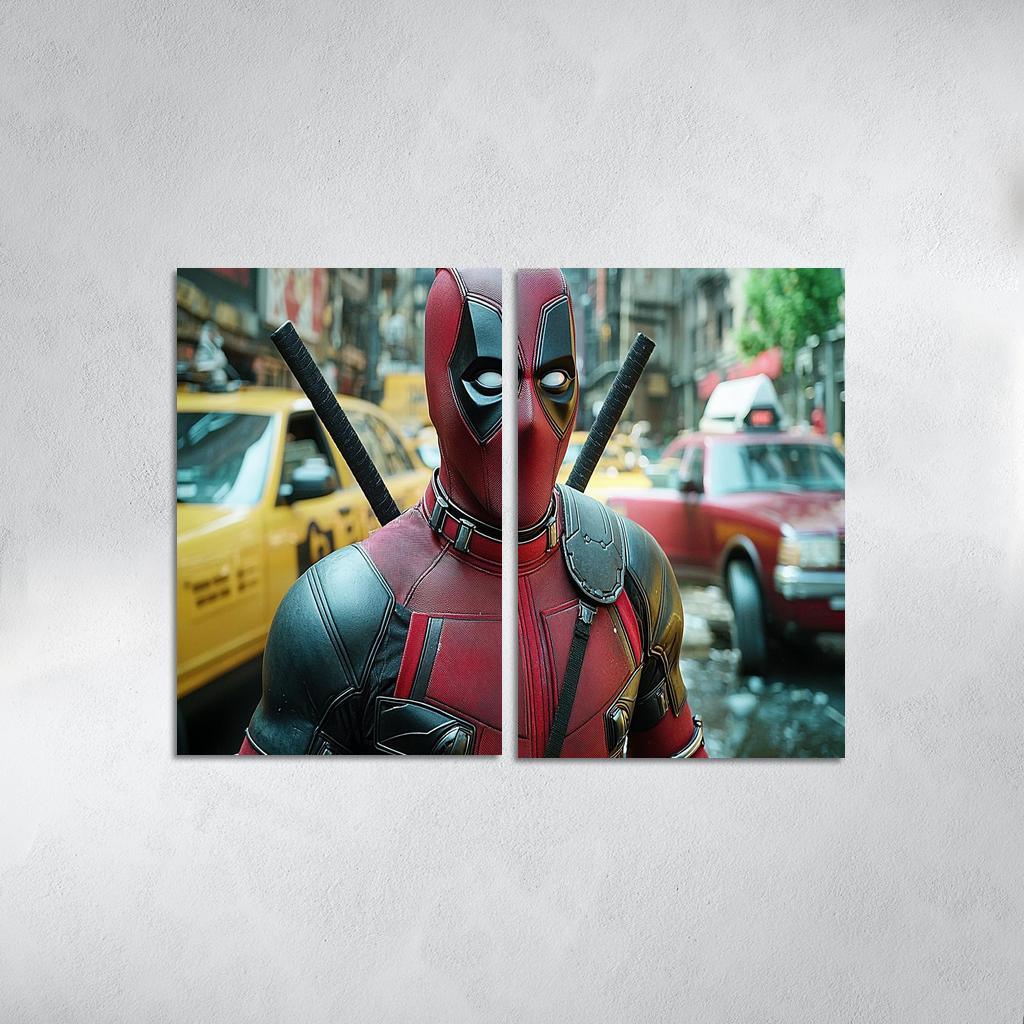 Ryan Reynolds The Merc With A Heart Of Gold Framed Paintings