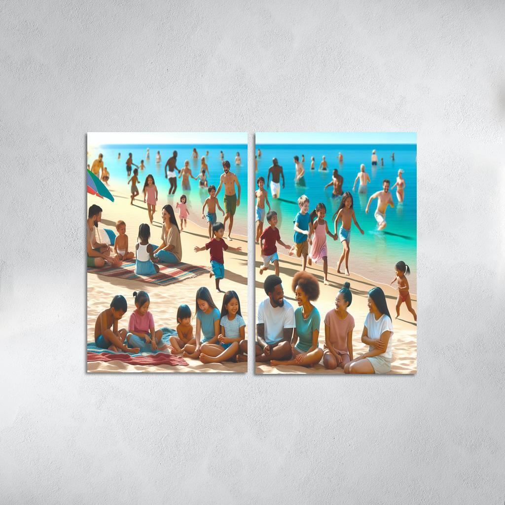 Emerald Cove Family Fun And Exploration Premium Artwork Frames
