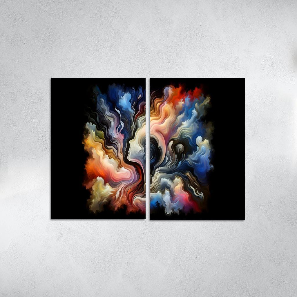 Invisible Illness The Reality Of Mental Health Multi-panel Paintings