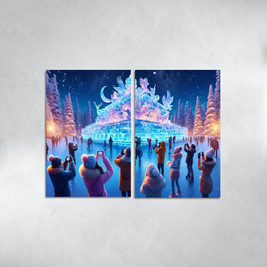 Harbin International Ice And Snow Sculpture Festival - China Modern Paintings Frame