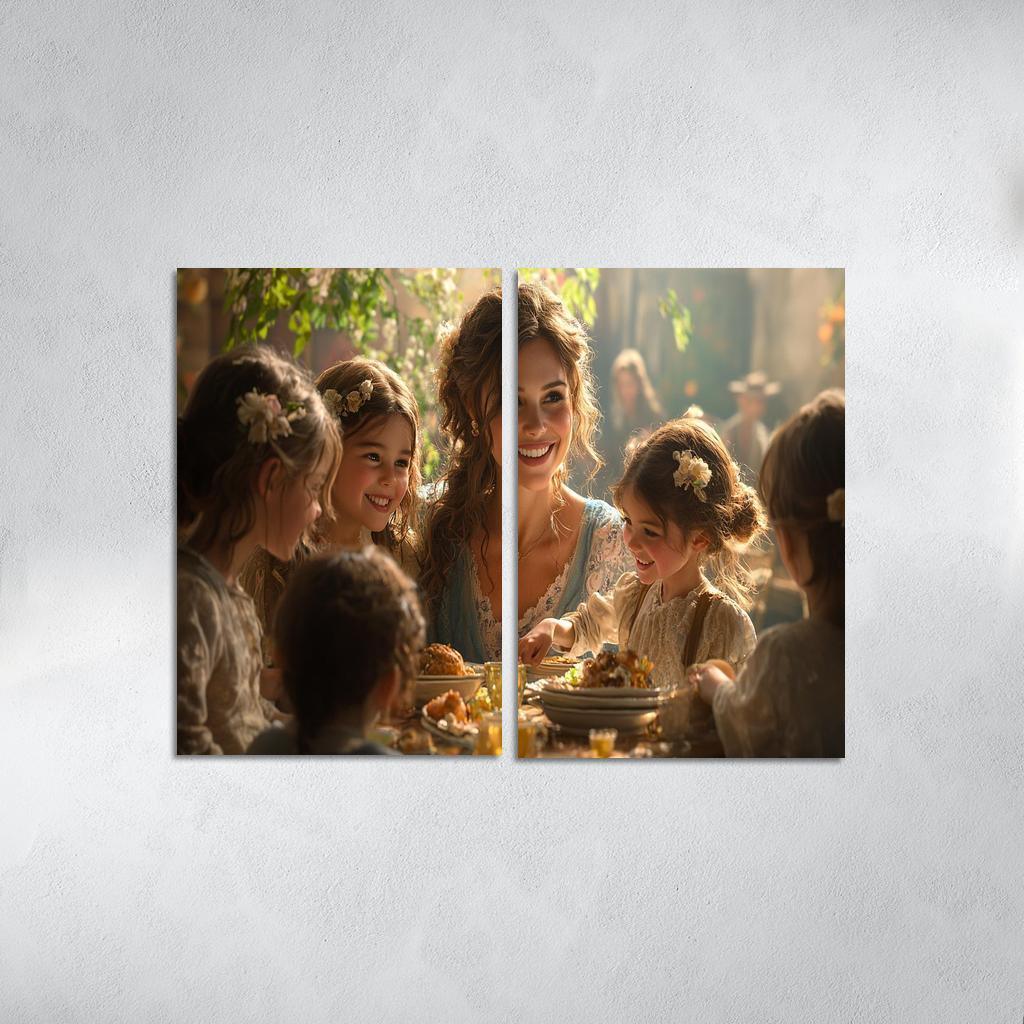 The Heartbeat Of The Family A Mothers Love Custom Paintings Frame