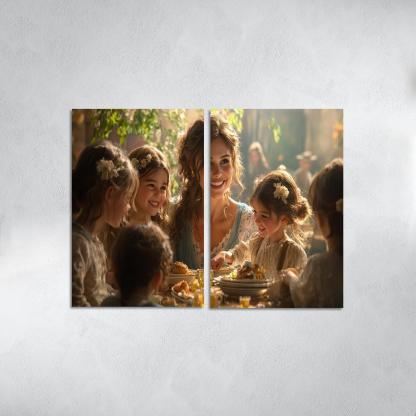 The Heartbeat Of The Family A Mothers Love Custom Paintings Frame