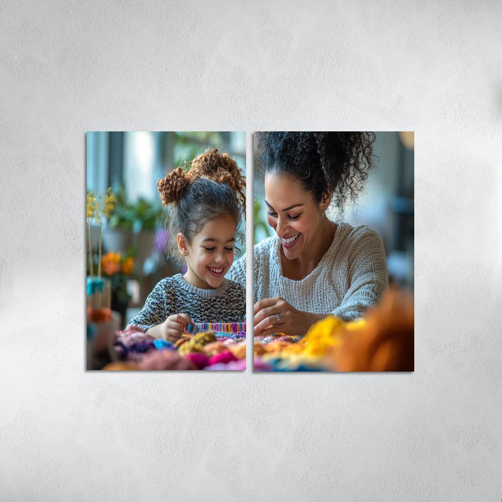 The Tapestry Of Love Weaving A Mothers Story Canvas Paintings Frame