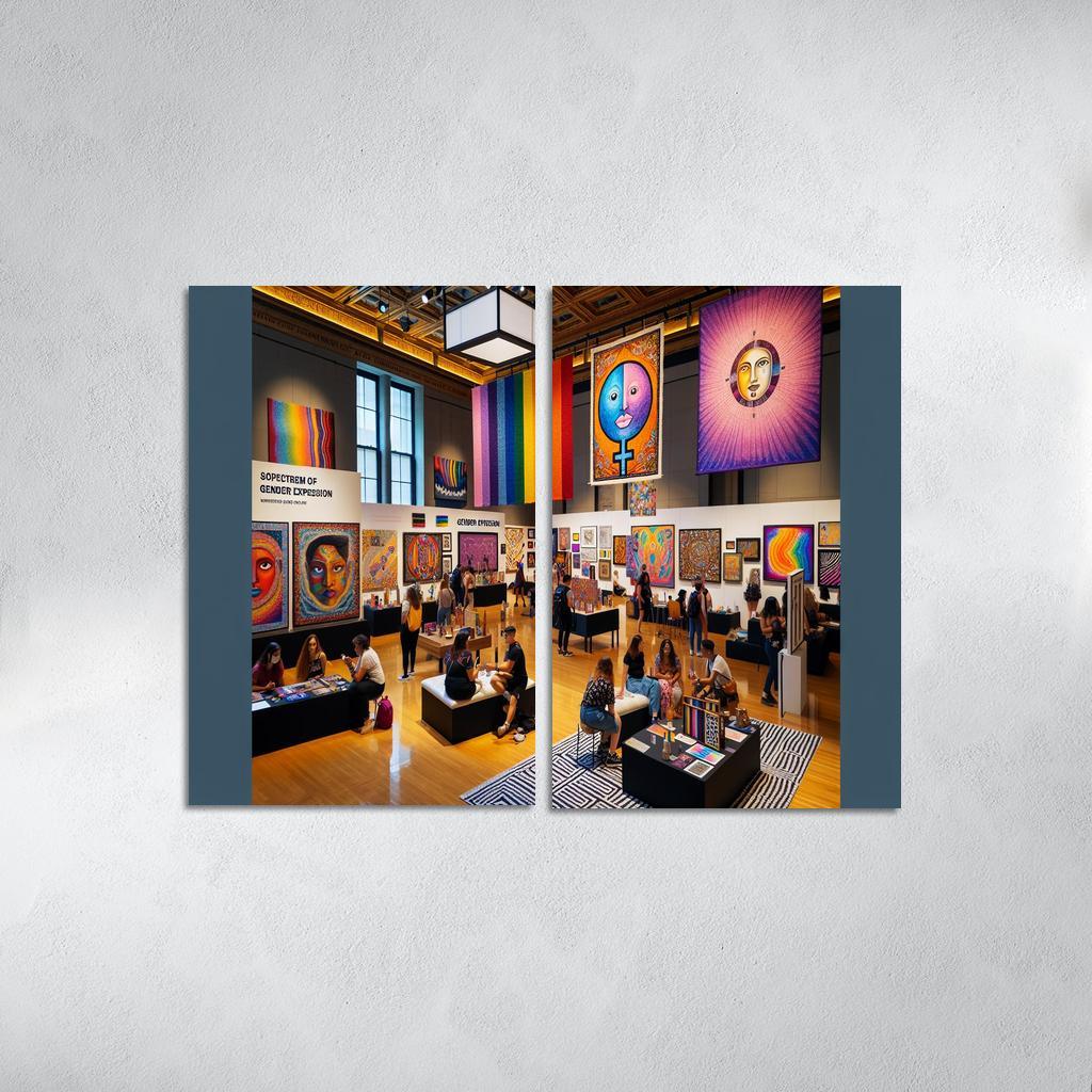 A New Dawn Art On Gender Identity And Expression Framed Paintings