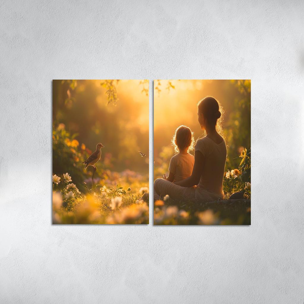 Moments Of Silence The Language Of Love Custom Paintings Frame
