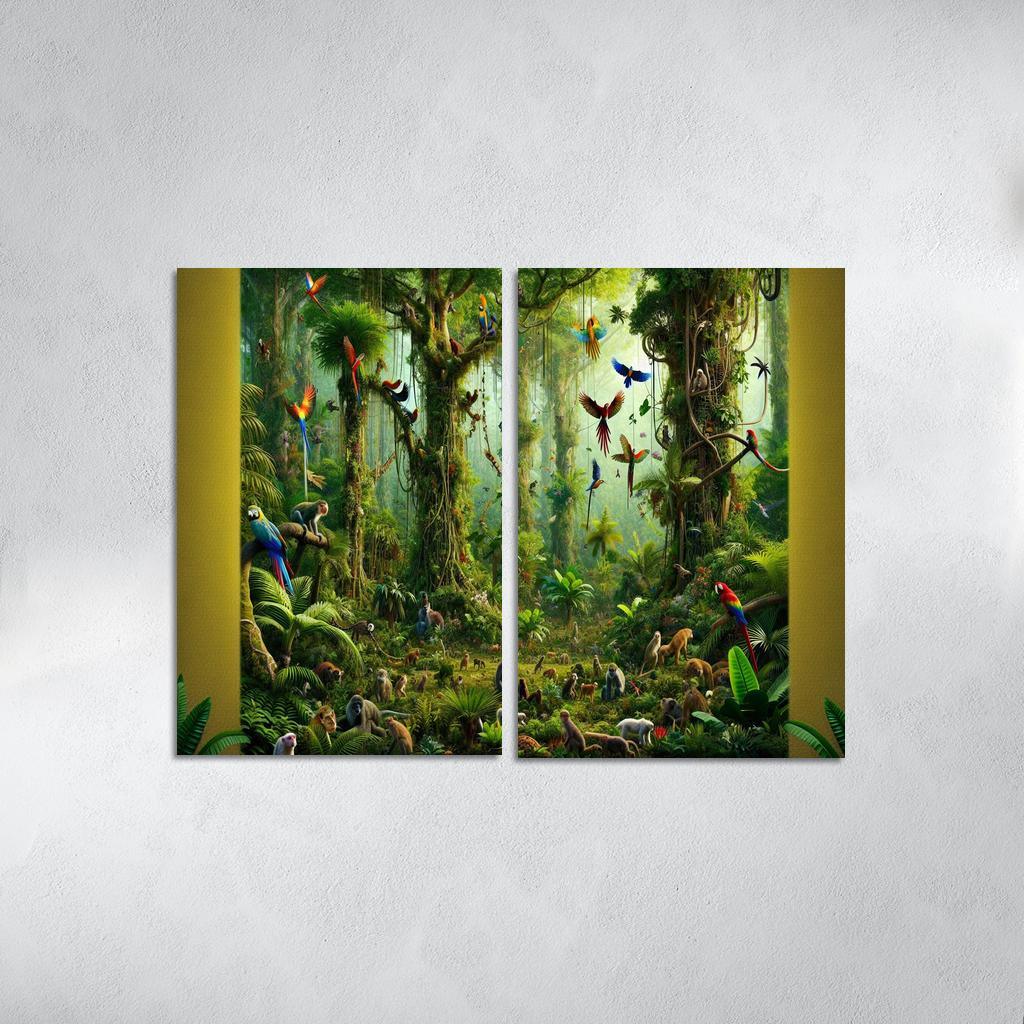 Nature's Voices Advocating For Biodiversity Custom Paintings Frame