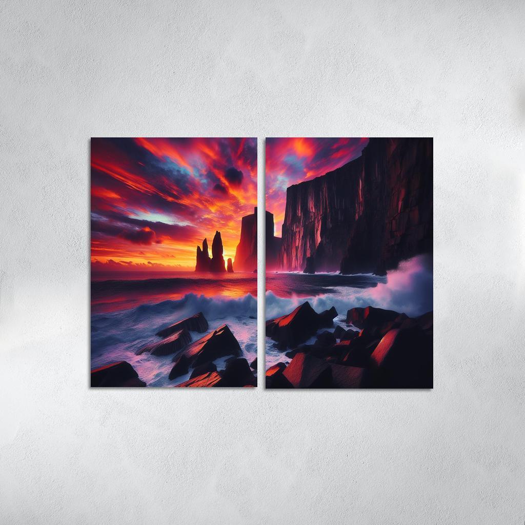 Sunset Cliffs A Photographers Dream Canvas Paintings Frame