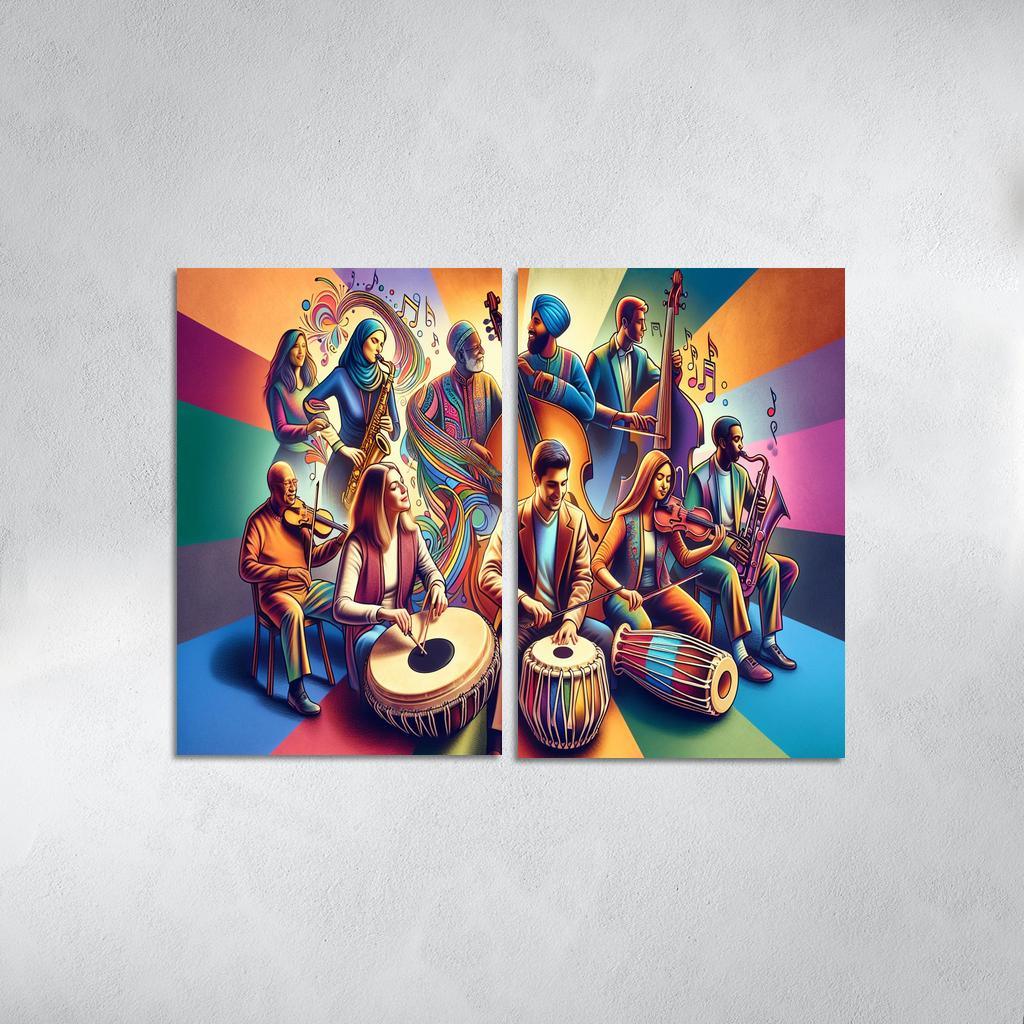 Voices In Harmony The Power Of Music In Social Change Custom Paintings Frame