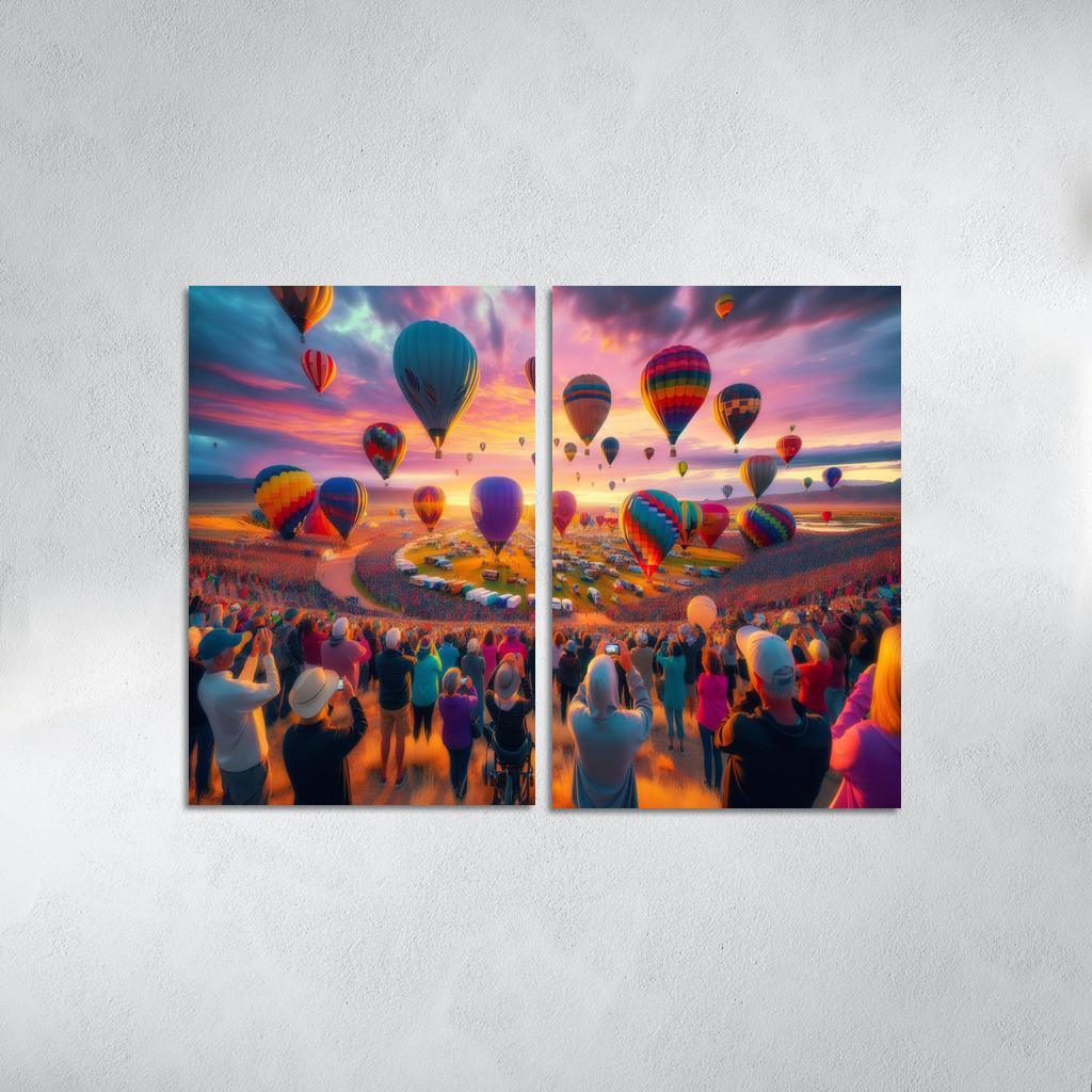 Albuquerque International Balloon Fiesta - Usa Framed Paintings