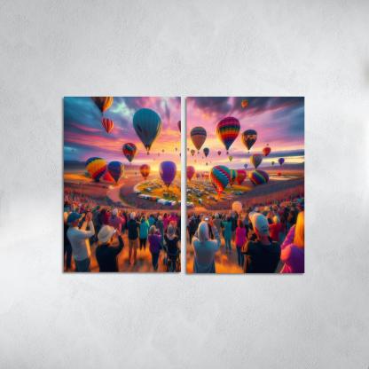 Albuquerque International Balloon Fiesta - Usa Framed Paintings