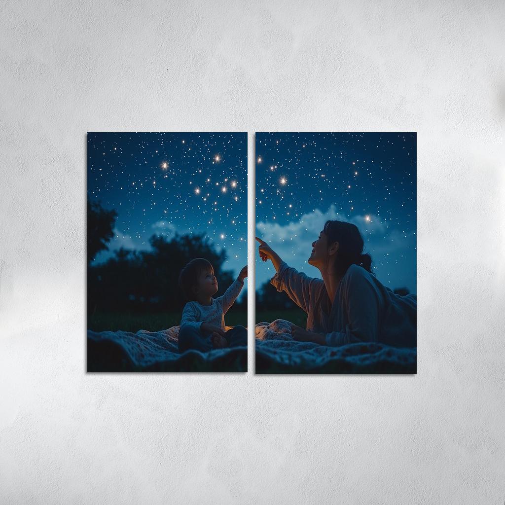Stars In Our Eyes Dreams Of Tomorrow Custom Paintings Frame