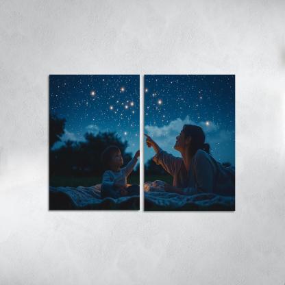 Stars In Our Eyes Dreams Of Tomorrow Custom Paintings Frame