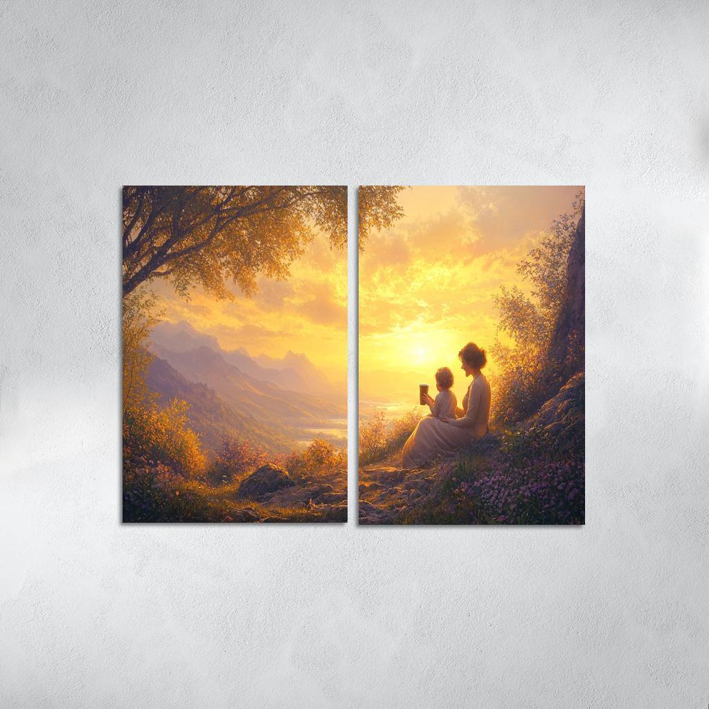 Sunrise Moments The Dawn Of Love Custom Paintings Frame