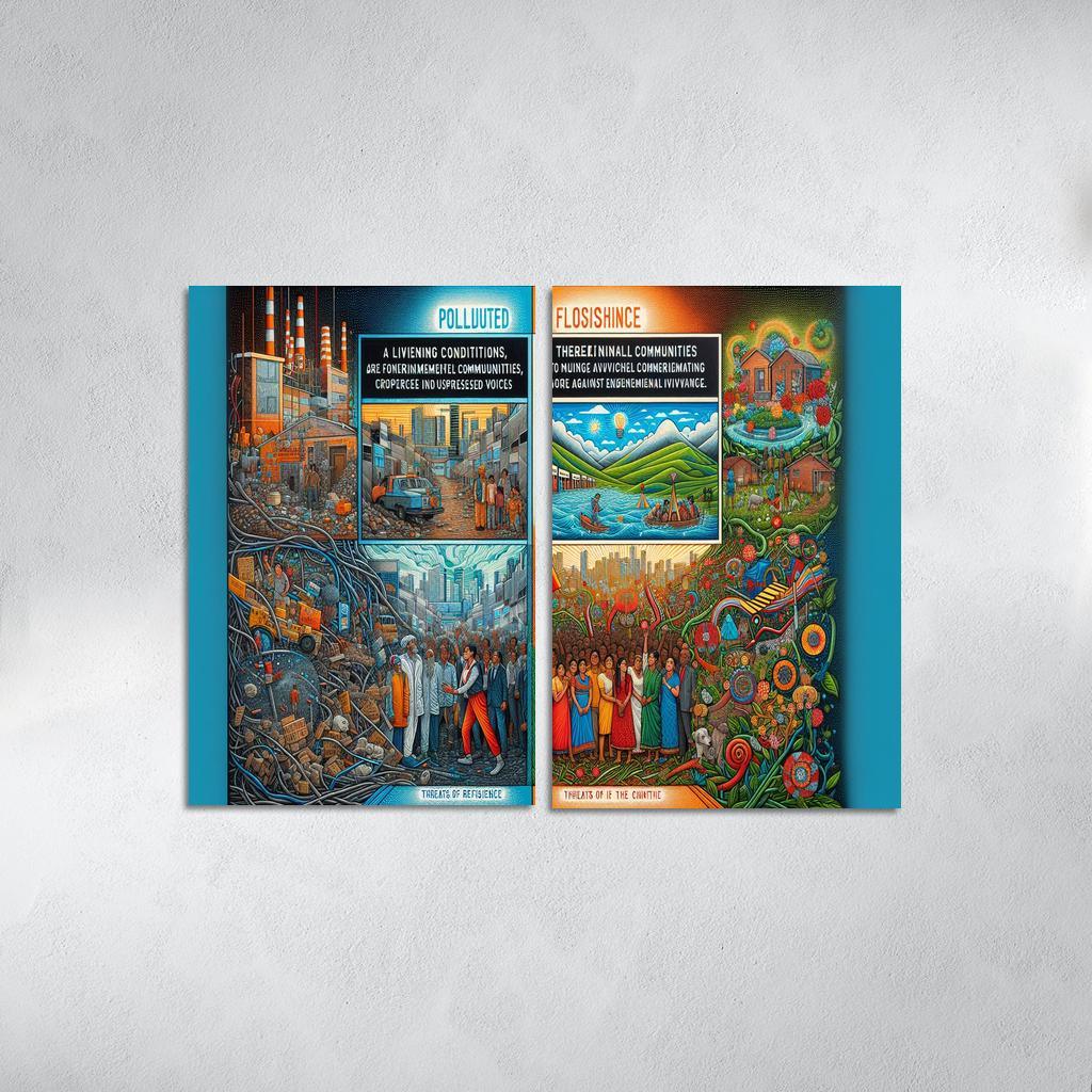 Healing Our Planet A Call For Environmental Justice Multi-panel Paintings