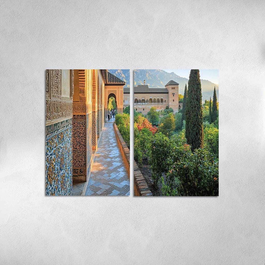 Alhambra Abstract Paintings Frame