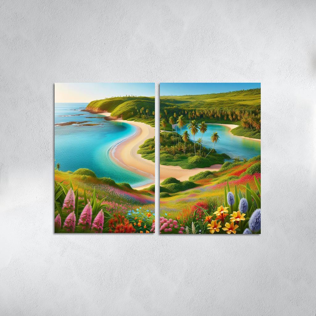 Tranquil Waterside Sanctuary Modern Paintings Frame