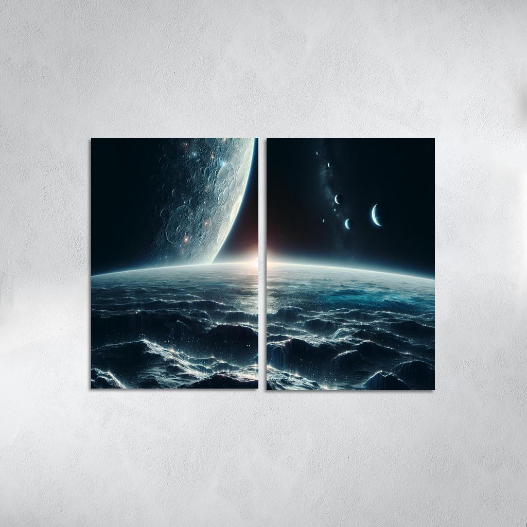 The Chilling Reality Of Ice Worlds Abstract Paintings Frame