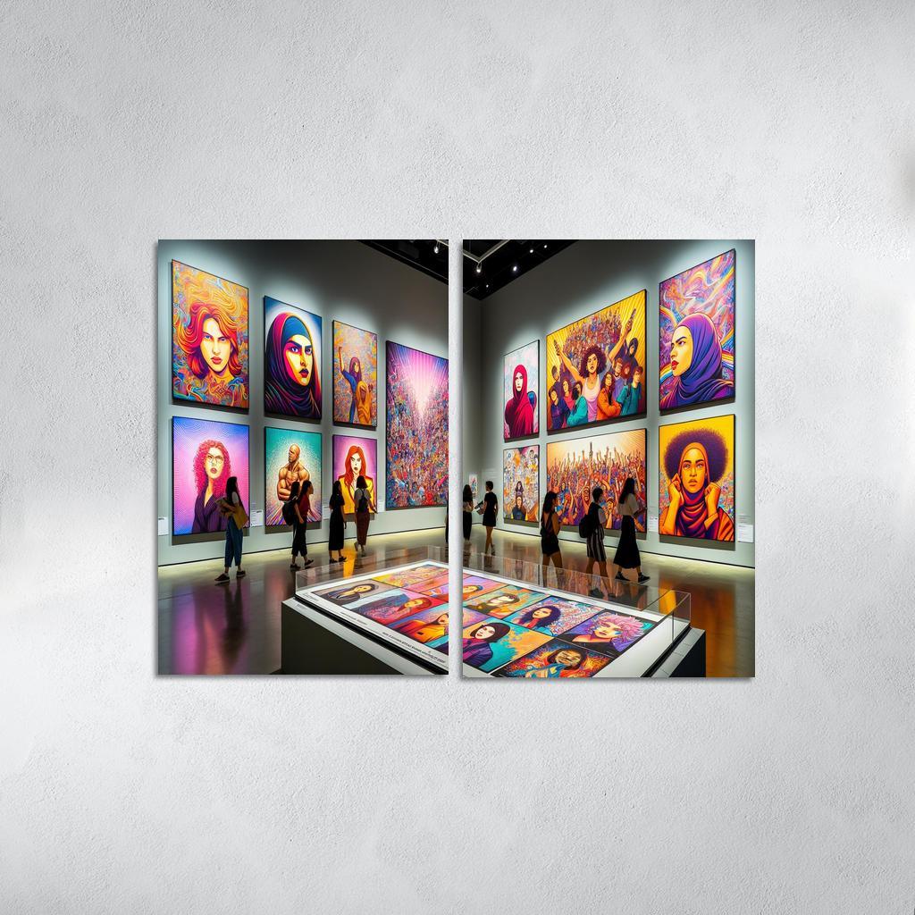 Gender Equality Breaking The Chains Of Inequality Framed Paintings